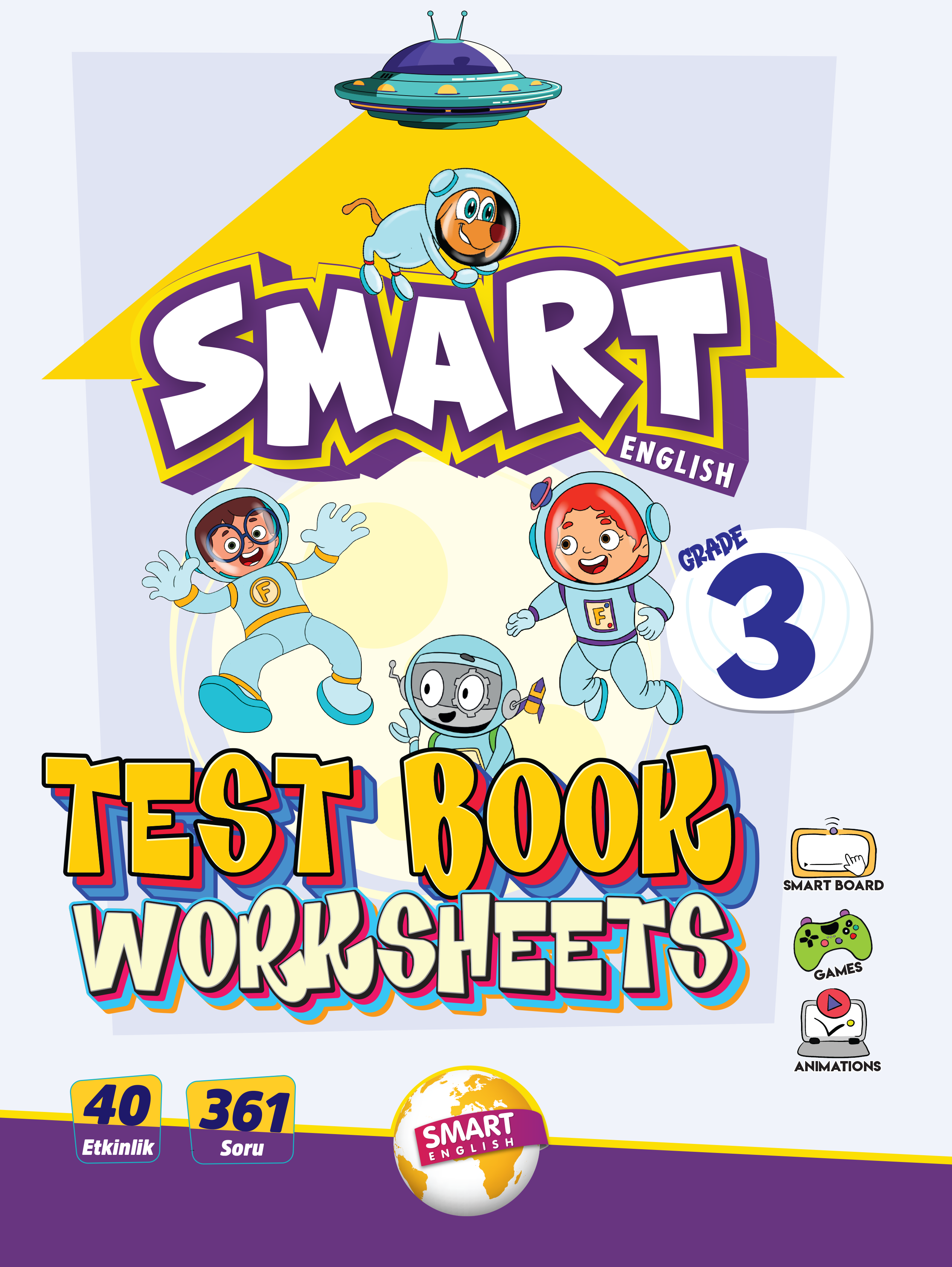 Grade 3 Smart English Test Book Worksheets
