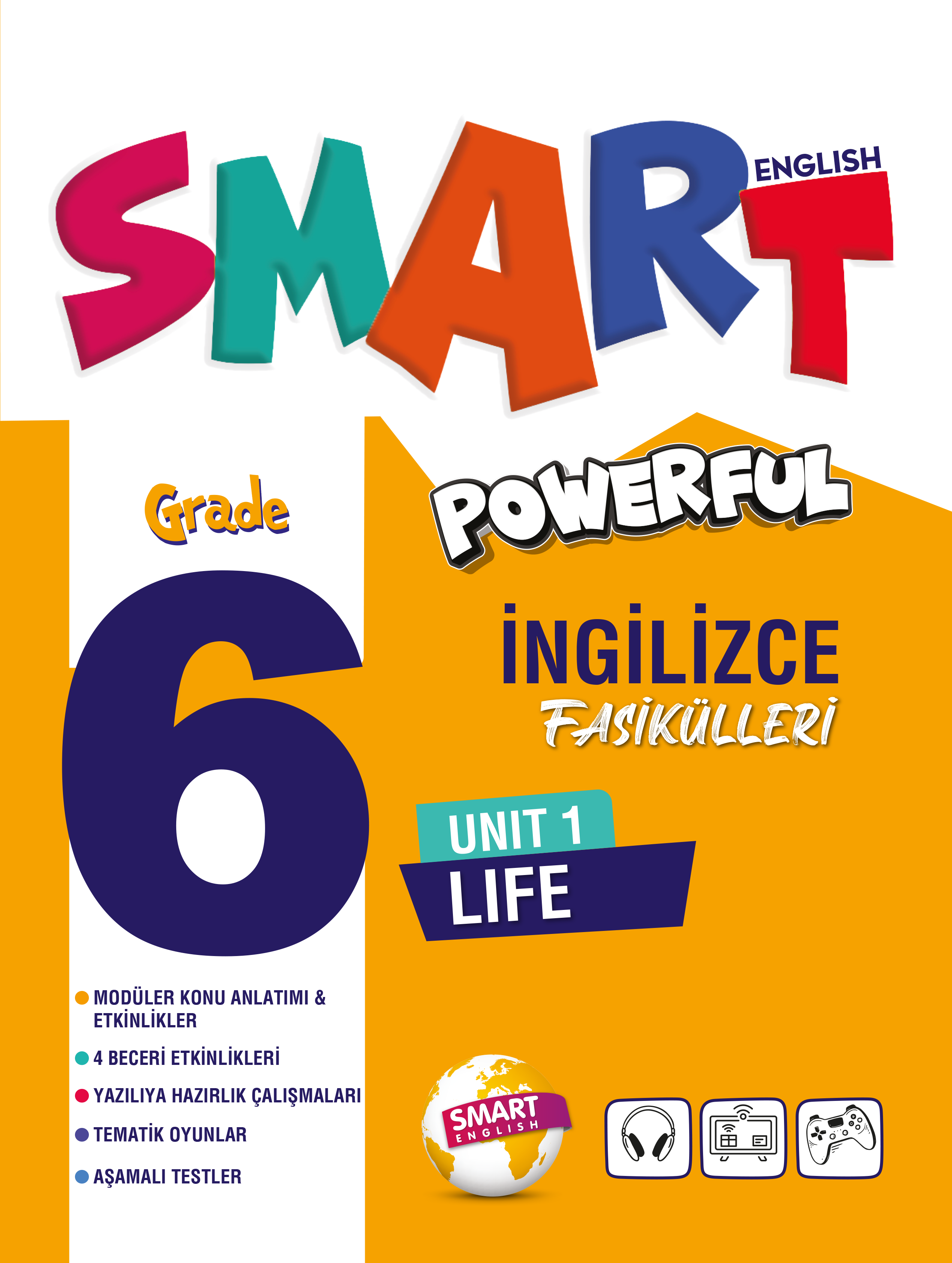 Grade 6 Smart English Powerful İngilizce Fasikülleri - 1.Fasikül